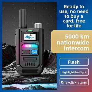 Ricetrasmettitore Radio Wireless 4G LTE con GPS, Batteria IP54 da 2500-3000mAh, Portata di Comunicazione Illimitata >5000 Km, Piattaforma Globale PoC - Product Image 1