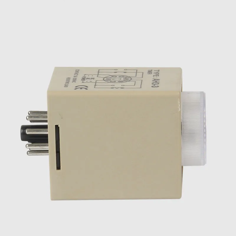 Ah3-3 Thời gian chuyển tiếp điện trên chậm trễ hẹn giờ 8-Pin điều khiển AC220V DC24V 12V