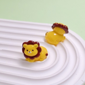 Nuove Creative 100 Pezzi/Sacchetto Miniature 3D in Resina a Forma di <span class=keywords><strong>Leone</strong></span>, Ornamenti Animali Cartoon per Paesaggi, Giardini delle Fate e Decorazioni per Torte - Product Image 6