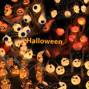 Cadena de luces LED de Halloween innovadora al por mayor, decoración de escena, momia, calabaza, fantasma, luz decorativa festiva - Product Image 3