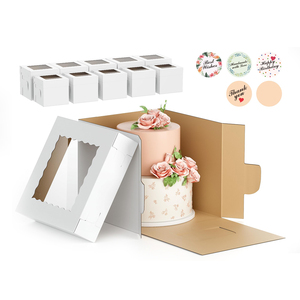 Disposable Cake Packaging With Lightweight Build Tear Resistant Material And Easy Open Tab For Party Catering Use - Product Image 3