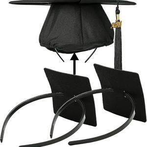 سعر المصنع Nicro غطاء التخرج إدراج عدم الانزلاق عقال يؤمن تصفيف الشعر البلاستيك عرضية الأسنان الشعر طوق الرأس - Product Image 1