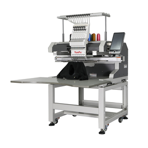 <span class=keywords><strong>Machine</strong></span> à broder informatisée DDP à tête unique de type C, 12/15 aiguilles, grande surface 500*800 mm, pour casquettes/objets plats/T-shirts - Product Image 4