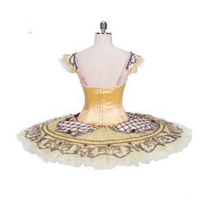 Ropa de baile de terciopelo personalizada, tutú de ballet profesional para niña, princesa YAGP, hada canaria - Product Image 5