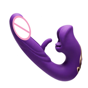 Großhandel 3-in-1 Vibrator für Frauen mit 7 Frequenzen, USB-Stromversorgung, Neues Exportmodell mit Mundklappe, Zunge und G-Punkt-Stimulation - Product Image 3
