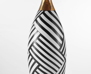 Hiện đại đơn giản phong cách cạnh giường ngủ đèn bàn gốm với vải bán buôn phòng khách biệt thự Zebra sọc đèn bàn gốm - Product Image 6