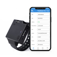 Bracelet de surveillance intelligent en plastique étanche IP68 pour poignet et cheville, avec GPS GPRS 4G, pour personnes âgées, assignation à résidence et suivi des détenus