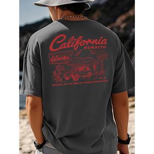 Camiseta de Diseñador de Moda al por Mayor para Hombre, Nuevo Estilo, Moderna, Holgada, Estampada, de Algodón, Informal, Deportiva - Product Image 6