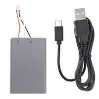Batterie rechargeable 2000 mAh pour manette de jeu PS5 avec câble de charge USB (filaire)