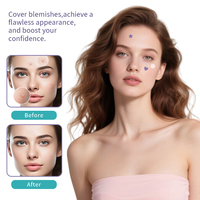Patchs anti-acné multi-tailles pour le visage, hydrocolloïdes, traitement des boutons jour et nuit, autocollants invisibles, imperméables, transparents, couvre-imperfections