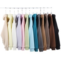 Sudadera con Capucha Unisex de Invierno, Gruesa, Forrada de Felpa, con Bolsillos, Suave y Cómoda, de Color Sólido, Corte Holgado, 430G