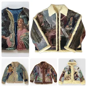 Veste d'hiver de haute qualité 2013 tapisserie personnalisée tissée veste de tapisserie broderie pour vestes pour hommes