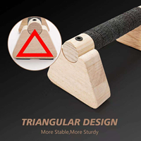 Nouveau style support de dips en bois massif durable avec barre de pompes pour usage au sol à domicile, garantie 1 an, musculation et fitness