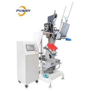 CNC Bàn chải máy đôi màu chổi lông chèn máy