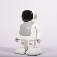 Robot de danse IA pour rythme musical, mini, alimenté par batterie USB, lumières LED RGB extérieures, idéal pour cadeau promotionnel de vacances