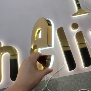 Letrero Luminoso LED Personalizado de Fábrica EZD, Letrero 3D con Logotipo Iluminado para Fachada de Tienda, Letrero para Barbería y Salón de Belleza - Product Image 4