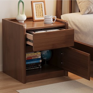 Caja fuerte oculta pequeña para mesita de noche con cerradura de contraseña, gabinete de almacenamiento multifuncional, caja fuerte para mesita de noche. - Product Image 5