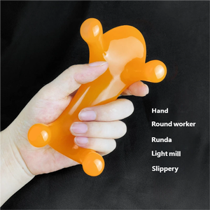 Masajeador de Ámbar con Forma de Perro para Cuello y Espalda, Herramienta de Acupresión para Aliviar el Dolor Muscular Humano, Raspador de Masaje Corporal Completo - Product Image 5