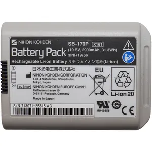 Batterie Li-ion rechargeable d'origine NIHON KOHDEN 10.8V 2900mA SB-170P X161 batterie rechargeable au lithium batterie électrique médicale blan