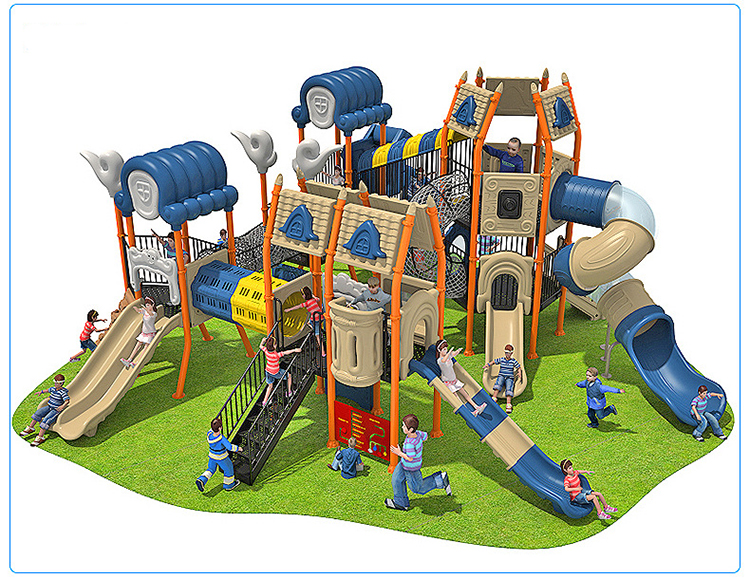 Customized High quality children school commercial outdoor games playground equipment