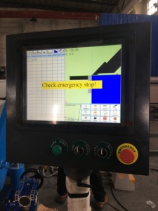 Cảm ứng Bảng điều chỉnh 2*2500 mét thủy lực CNC tấm kim loại hộp và Pan Auto HEM thư mục - Product Image 2