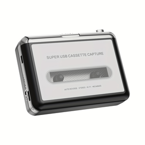 Super USB Kassettenspieler mit Auto-Reverse, Stereo HiFi, <span class=keywords><strong>Megabass</strong></span>, Kassette-zu-MP3-Konverter, Tragbarer Walkman-Rekorder, Digital USB TF-Karte - Product Image 2