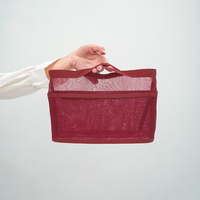 Organisateur de sac à main multi-compartiments OEM avec séparateurs, pochette de rangement intérieure en maille à accès rapide, couleur au choix, pour usage quotidien