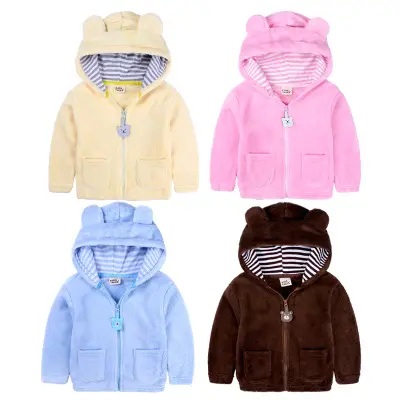 Coldker 2020 winter newborn baby girl clothes boys jacket Hooded baby litter bear coat children coat Toddler kids clothing