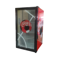 Porte en verre de réfrigérateur au détail à température unique commerciale affichage de marchandiseur de boisson froide de refroidissement direct mécanique