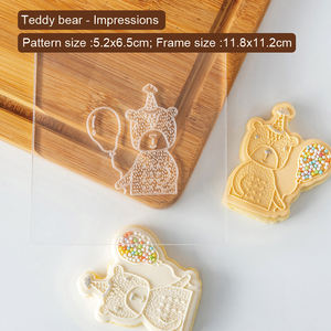 2026 बिस्किट मोल्ड कटर केक सजावट स्टेंसिल राजकुमारी जन्मदिन के फोनंट कुकी भ्रूण - Product Image 4