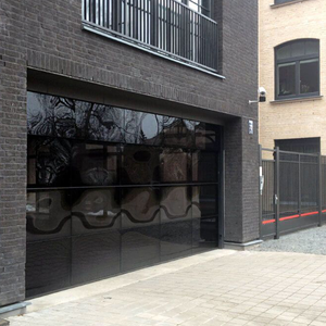 Porte de <span class=keywords><strong>Garage</strong></span> contemporain personnalisée en aluminium, miroir contemporain, 8x7 9x7 16x7, <span class=keywords><strong>Auto</strong></span> intelligent - Product Image 6