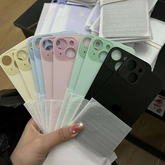 Wholesale Phone Back Glass Replace for iPhone 11/12/13/14/15/16/17 Pro Max Rear Battery Back Cover With Logo Repair Panel Part