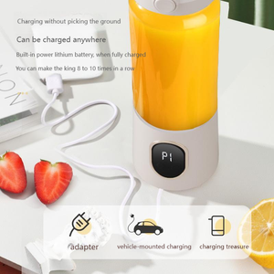 Gobelet Mixeur Portable Rechargeable USB 420ml à Prix Bas de Gros, Nouveau Style, Lame Multifonctionnelle en Acier Inoxydable pour Usage Domestique - Product Image 6