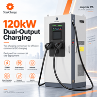 Chargeur rapide DC StarCharge Jupiter V5 120 kW double CCS2 OCPP pour bus électriques et stations de recharge de flotte