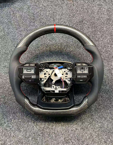 Volante Estilo <span class=keywords><strong>GR</strong></span> de <span class=keywords><strong>Toyota</strong></span> con Botones de Control de Fibra de Carbono para Alphard 80 Hilux Land Cruiser - Product Image 1