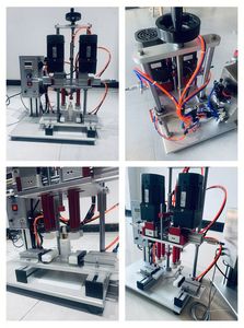 Botella de vidrio de plástico de mesa semiautomática de escritorio Máquina taponadora de cubierta de plástico Máquina taponadora de tornillo de sujeción de botellas - Product Image 6