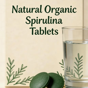 Comprimés de spiruline naturelle biologique de qualité alimentaire en vrac, poudre de spiruline pure - Product Image 1