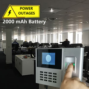 WiFi 2000mAhバッテリー指紋時間と出席機システムカード従業員電子時間時計管理システム - Product Image 5