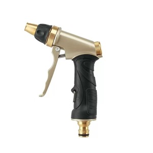 Pistolet à eau haute pression en alliage de zinc plaqué or 255, multifonctionnel, pour lavage de voiture, utilisation en jardin, buse en métal - Product Image 3