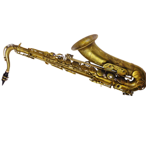 Saxofón Tenor Profesional de Latón Tallado a Mano, Saxofón Tenor bB de Cobre Puro con Fácil Instalación, Instrumento de Viento - Product Image 1