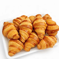 Croissant mini surgelé artisanal de 25 grammes, qualité supérieure, fabriqué au Vietnam par Thai Minh, service OEM ODM, sac pour acheteurs en gros
