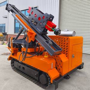 Solar <span class=keywords><strong>Pile</strong></span> <span class=keywords><strong>Driver</strong></span> dilacak untuk sistem PV 50-<span class=keywords><strong>300mm</strong></span> Diameter pengeboran 150L/menit aliran hidrolik <span class=keywords><strong>300mm</strong></span> lebar jalur - Product Image 3