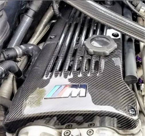 For BMW E46 M3 Engine Cover Carbon Fiber