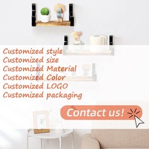 Kệ Kim Loại Hình Chữ <span class=keywords><strong>J</strong></span> Tùy Chỉnh Kệ Treo Tường Cho Phòng Ngủ Phòng Khách Giá Đựng Đồ - Product Image 6