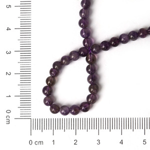 Natural Amethyst Stone <strong>Beads</strong> Round Shape Crystal Loose Spacer <strong>Beads</strong> for Jewelry Making DIY Bracelet and Necklace 15in <strong>4mm</strong> 6mm - Product Image 2