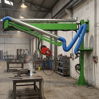 Bras de soudage électrique à extraction de poussière de 7 mètres de portée, alimentateur de fil pour structures en acier, certifié CE
