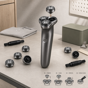 Kit de Rechange Universel pour Rasoir Électrique : Lames et Têtes de Coupe Compatibles – Service de Fabrication OEM - Product Image 1