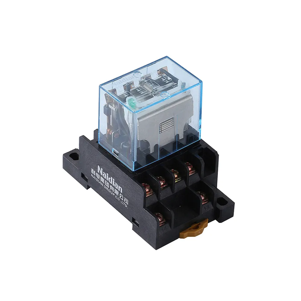 Min Relay Listrik 14pin 10a HH64PL LY4NJ dengan LED