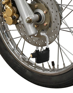 Cadenas d'alarme antivol 110 dB en gros avec 3 clés, sirène de sécurité universelle pour <span class=keywords><strong>moto</strong></span> et vélo - Product Image 4