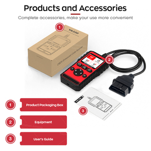 Ya200 tự động chẩn đoán Scanner OBD2 code Reader cho tất cả có thể giao thức Xe Kiểm tra ánh sáng động cơ thiết lập lại đời công cụ Chẩn đoán - Product Image 6